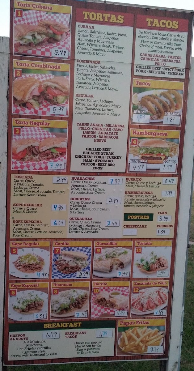 Taqueria El Jacalito Menu - Image 2